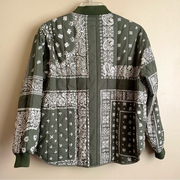 The Great Bandana Quilted Bomber Jacket - Picture 6 of 16